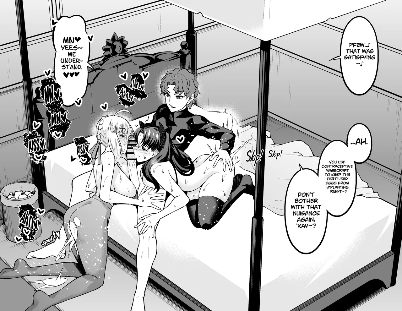 Hentai Manga Comic-Shinji, the Stud, has Wild Sex with Saber and the Others-Read-49